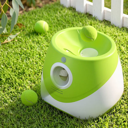 Alona.com.au Pet Care > Toys > Dog Toys i.Pet Dog Ball Launcher Thrower with 6 Balls & 3/6/9m Launch Distances Green