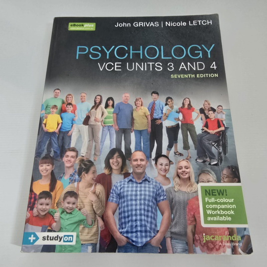 Alona.com.au Psychology VCE Units 3 & 4 Seventh 7th Edition, Paperback 2019