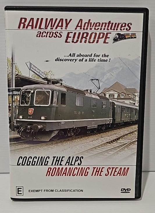 Alona.com.au RAILWAY ADVENTURES ACROSS EUROPE - Clogging the Alps/ Romancing the Steam DVD