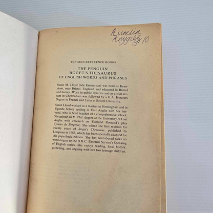 Alona.com.au Roget's Thesaurus of English Words and Phrases by Susan Lloyd (Paperback)