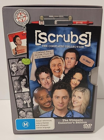 Alona.com.au Scrubs Complete Season Series 1 2 3 4 5 6 7 8 & 9 DVD Box Set  Reg 4