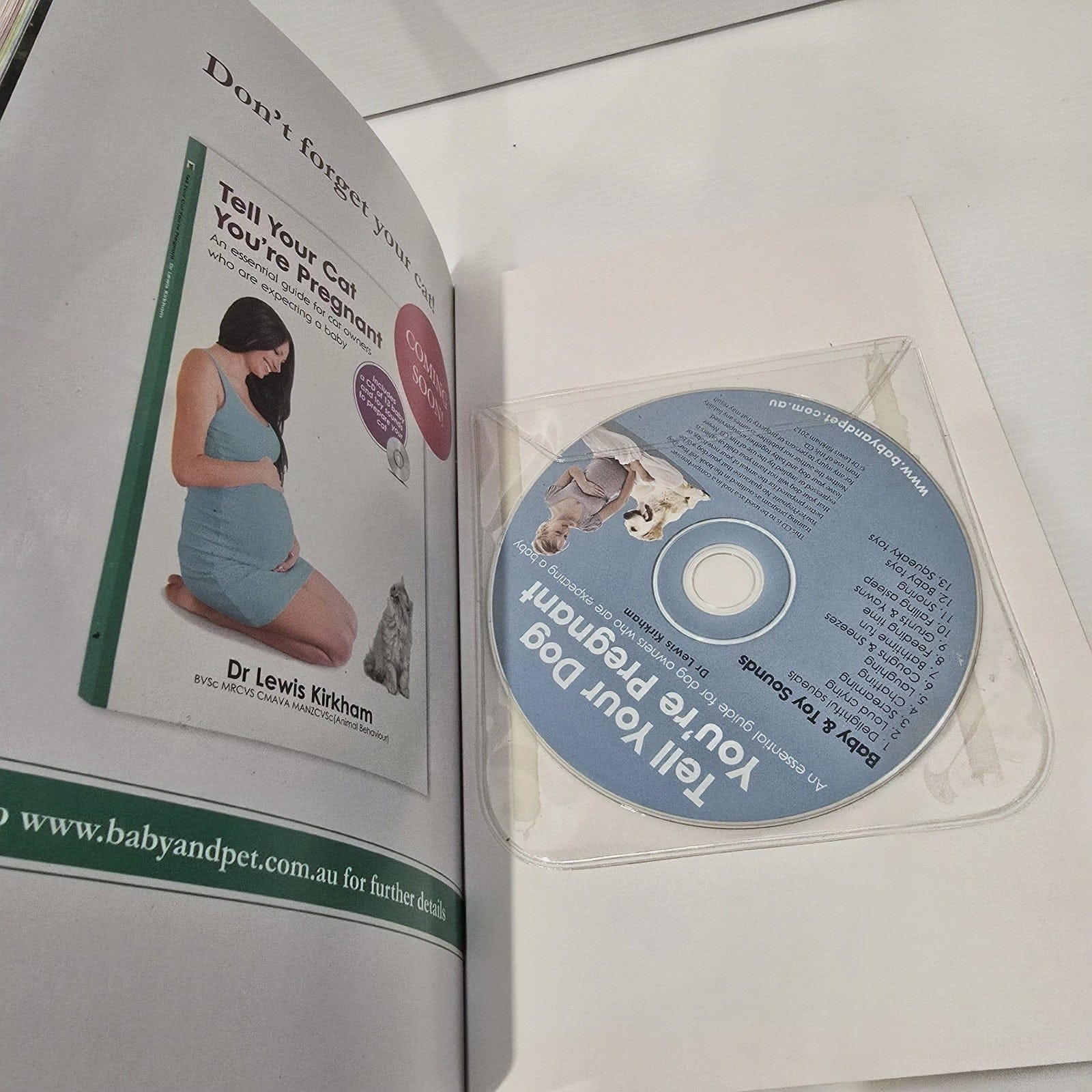 Alona.com.au Set Of 3 Pregnancy Bible, Tell Your Dog You're Pregnant And Baby Record Book