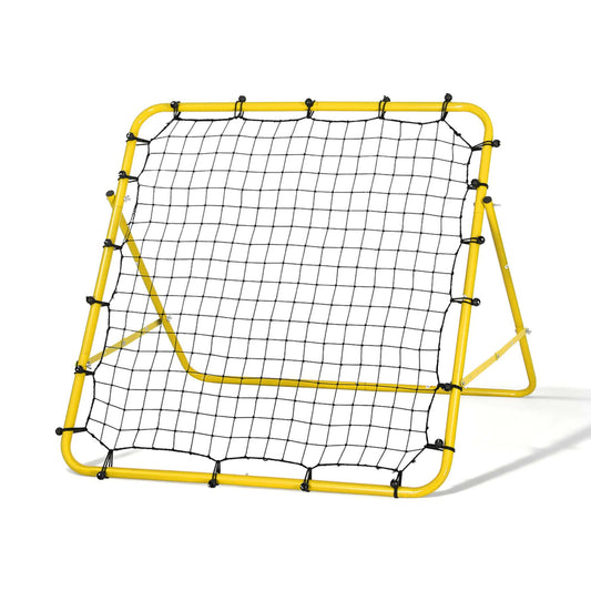 Alona.com.au Sports & Fitness > Ball Sports > Soccer & Soccer Accessories Everfit Baseball Soccer Net Rebounder Football Goal Net Sports Training Aid Yellow