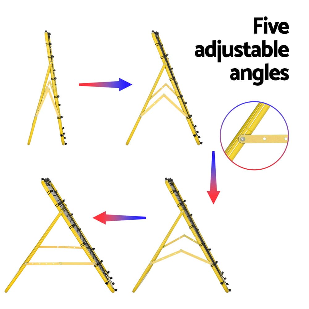 Alona.com.au Sports & Fitness > Ball Sports > Soccer & Soccer Accessories Everfit Baseball Soccer Net Rebounder Football Goal Net Sports Training Aid Yellow