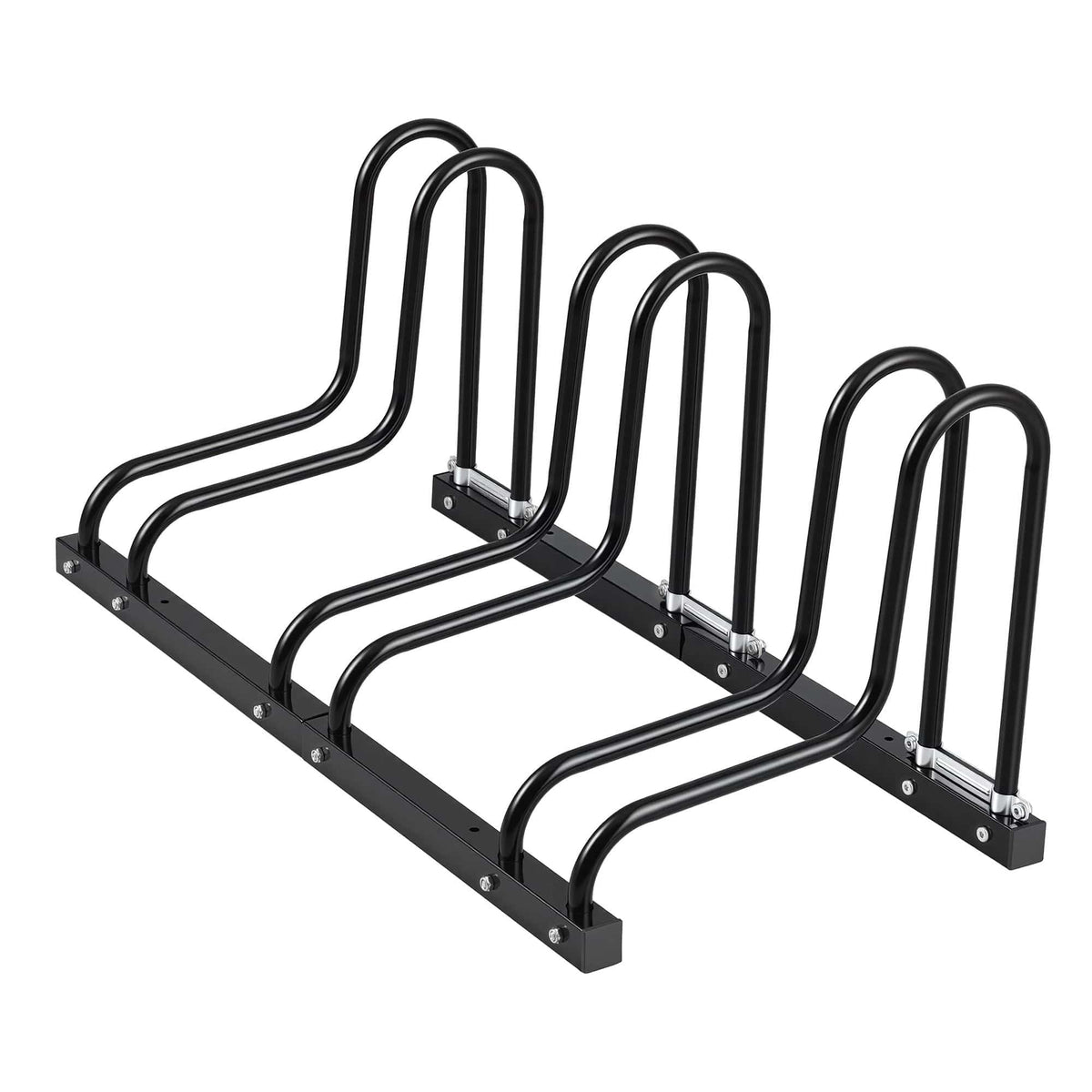 Alona.com.au Sports & Fitness > Bikes & Accessories > Bicycle Stands & Storage Weisshorn 3 Bike Floor Stand Rack Fits 20"-29" MTB Tires for Garage Storage