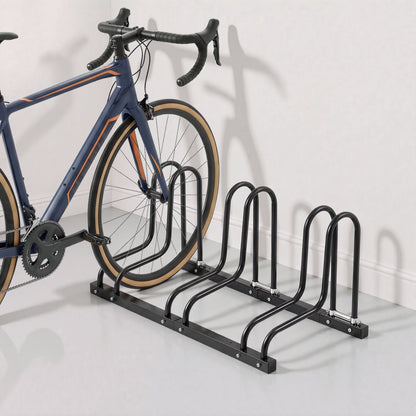 Alona.com.au Sports & Fitness > Bikes & Accessories > Bicycle Stands & Storage Weisshorn 3 Bike Floor Stand Rack Fits 20"-29" MTB Tires for Garage Storage