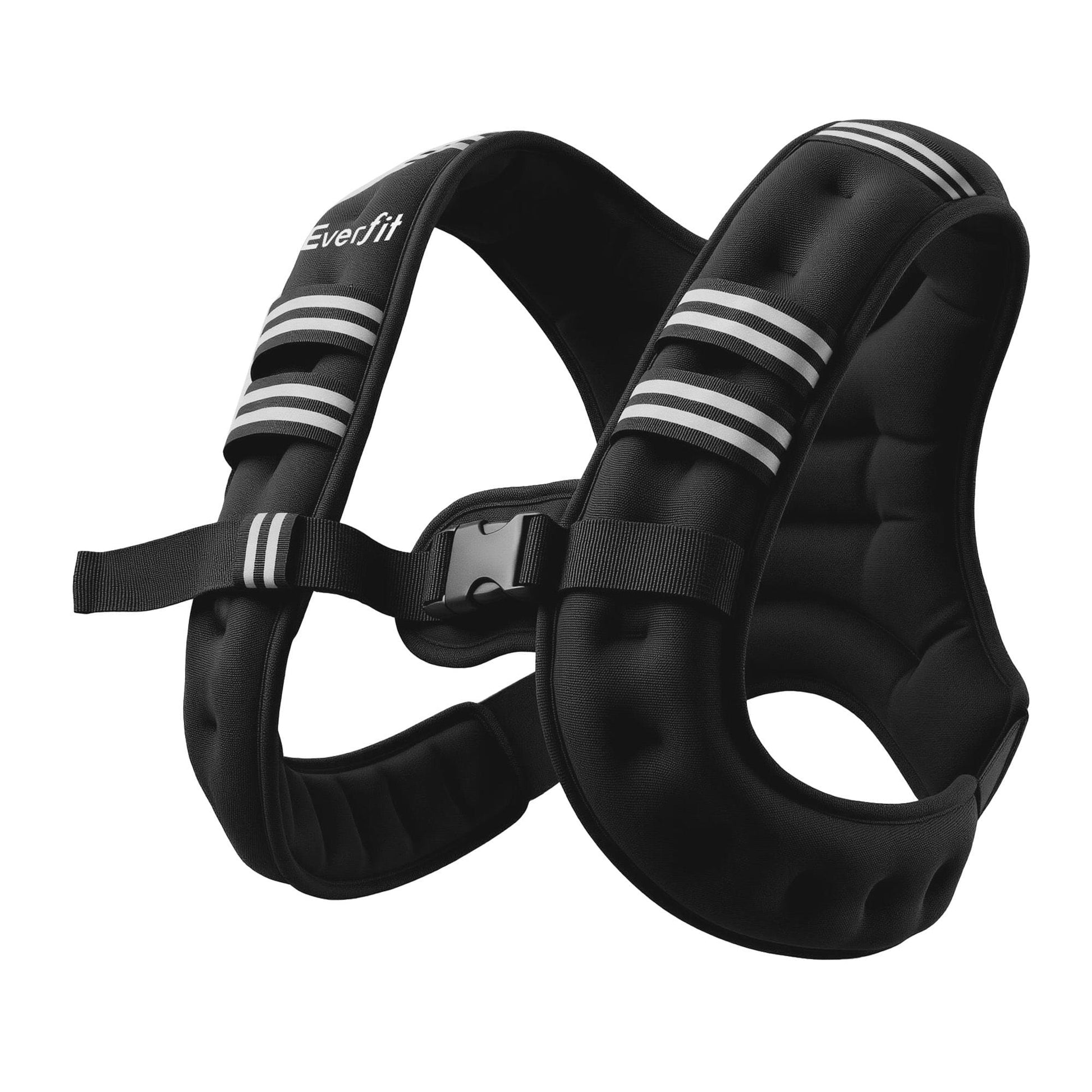 Alona.com.au Sports & Fitness > Exercise, Gym & Fitness > Gym Equipment & Accessories Everfit 3kg Weighted Vest Men Women, Reflective Running Vest with Armband Pouch