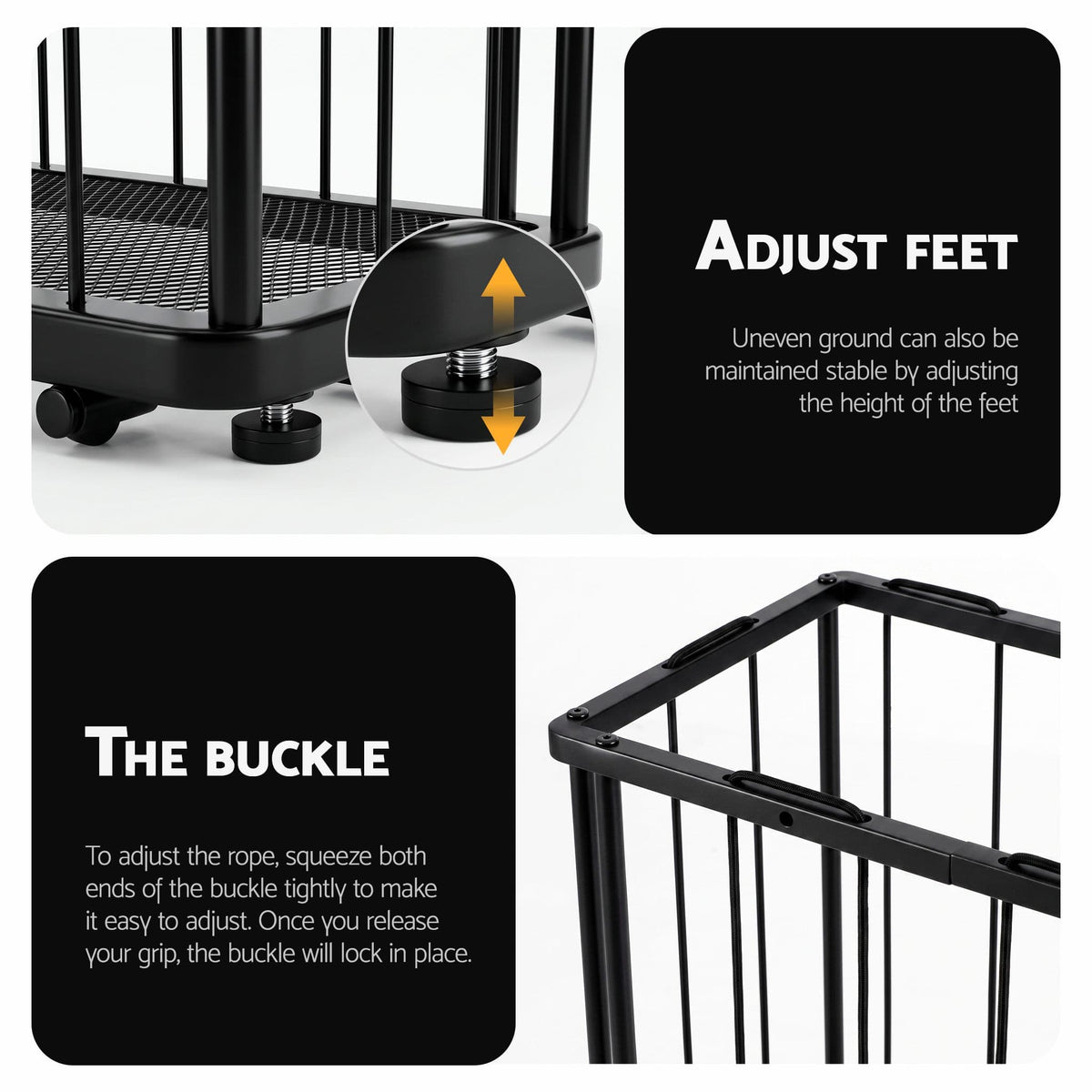 Alona.com.au Sports & Fitness > Exercise, Gym & Fitness > Gym Equipment & Accessories Everfit Ball Storage Rack Elastic Rope Ball Rack Wall Mounted & Floor Organizer