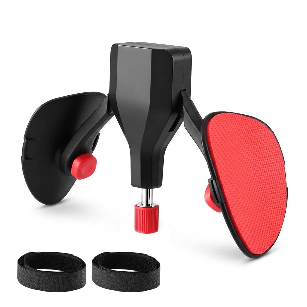 Alona.com.au Sports & Fitness > Exercise, Gym & Fitness > Gym Equipment & Accessories Everfit Pelvic Floor Exerciser Inner Thigh Kegel Trainer 35KG 360 Adjustable Men Women Black & Red