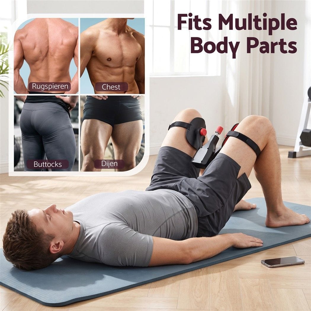 Alona.com.au Sports & Fitness > Exercise, Gym & Fitness > Gym Equipment & Accessories Everfit Pelvic Floor Exerciser Inner Thigh Kegel Trainer 35KG 360 Adjustable Men Women Black & Red