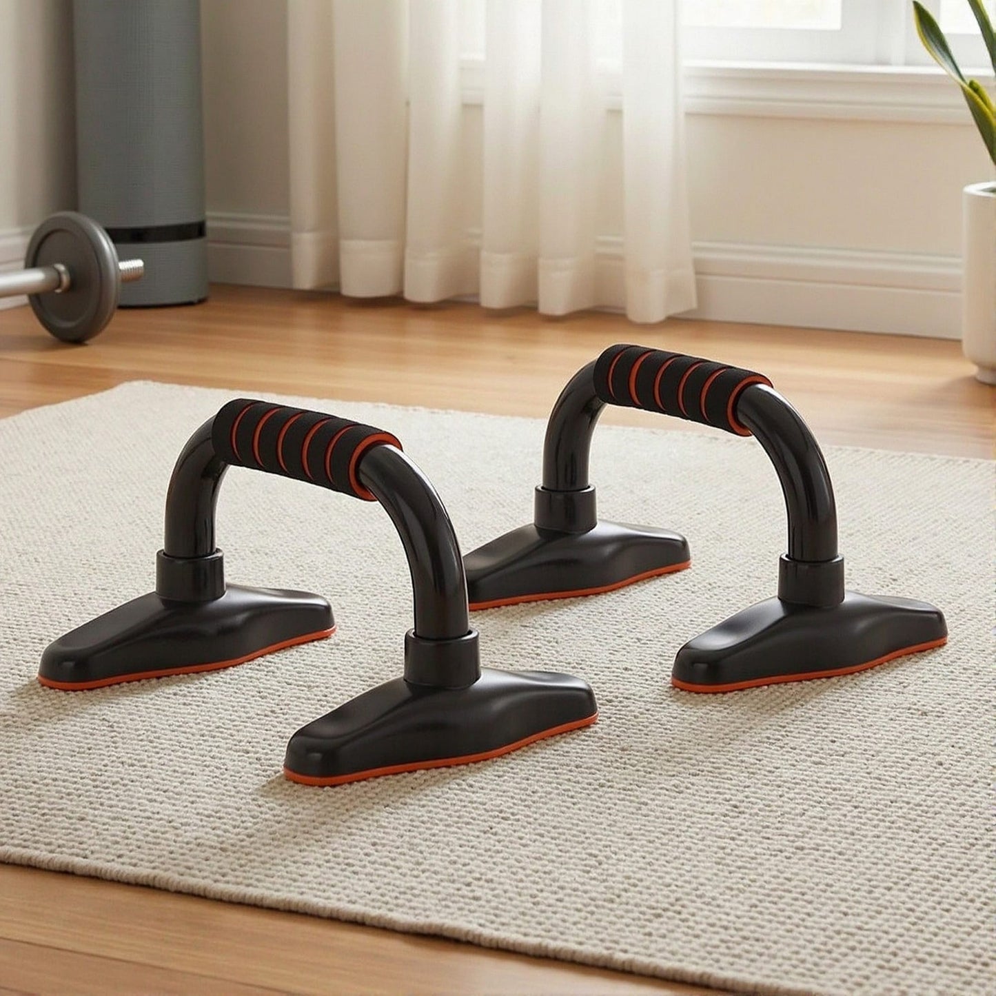 Alona.com.au Sports & Fitness > Exercise, Gym & Fitness > Gym Equipment & Accessories Everfit Push Up Bars Stands Parallel Handles Home Gym Fitness Strength Training