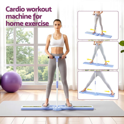 Alona.com.au Sports & Fitness > Exercise, Gym & Fitness > Gym Equipment & Accessories Everfit Thigh Hip Exerciser Home Ski Leg Trainer Machine Fitness Cardio Foldable