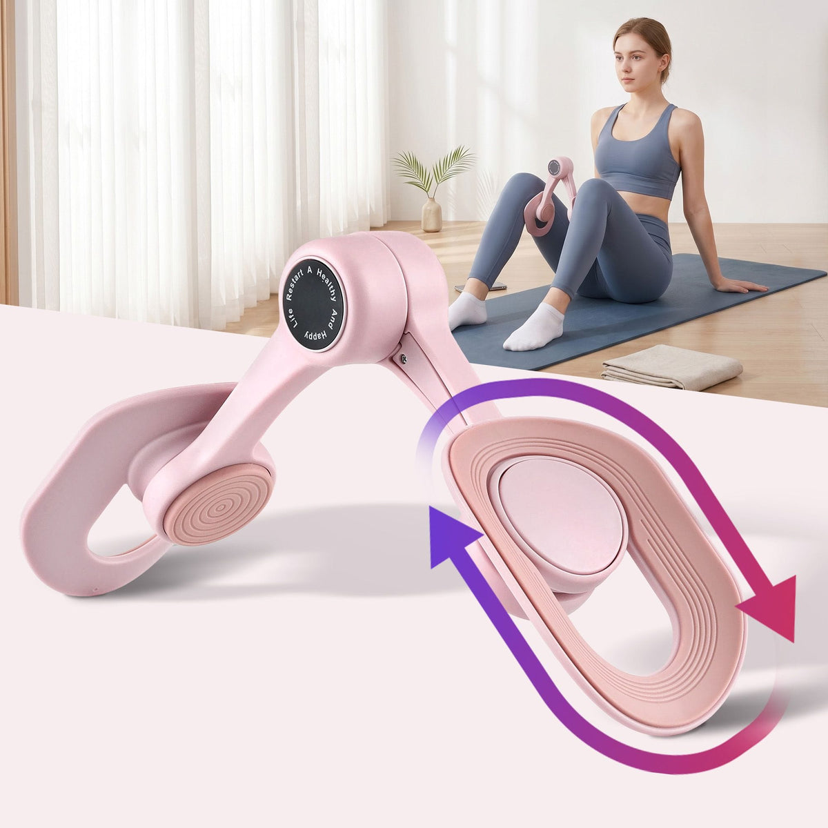 Alona.com.au Sports & Fitness > Exercise, Gym & Fitness > Gym Equipment & Accessories Everfit Thigh Master Pelvic Floor Muscle Exercise Trainer Devices for Women