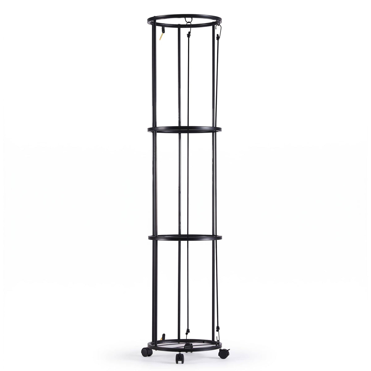 Alona.com.au Sports & Fitness > Exercise, Gym & Fitness > Gym Equipment & Accessories Everfit Vertical Ball Storage Rack with Wheels Sports Equipment Organiser