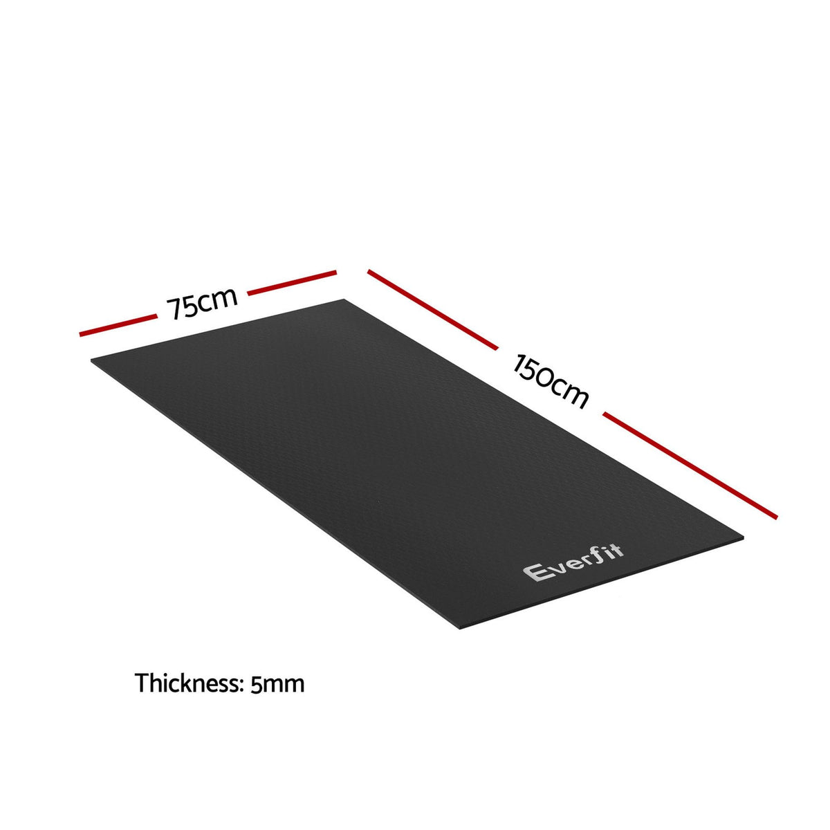 Alona.com.au Sports & Fitness > Exercise, Gym & Fitness > Gym Mats Everfit Exercise Equipment Mat Treadmill Floor Rug Home Gym Fitness Yoga 1.5M