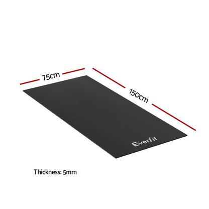 Alona.com.au Sports & Fitness > Exercise, Gym & Fitness > Gym Mats Everfit Exercise Equipment Mat Treadmill Floor Rug Home Gym Fitness Yoga 1.5M
