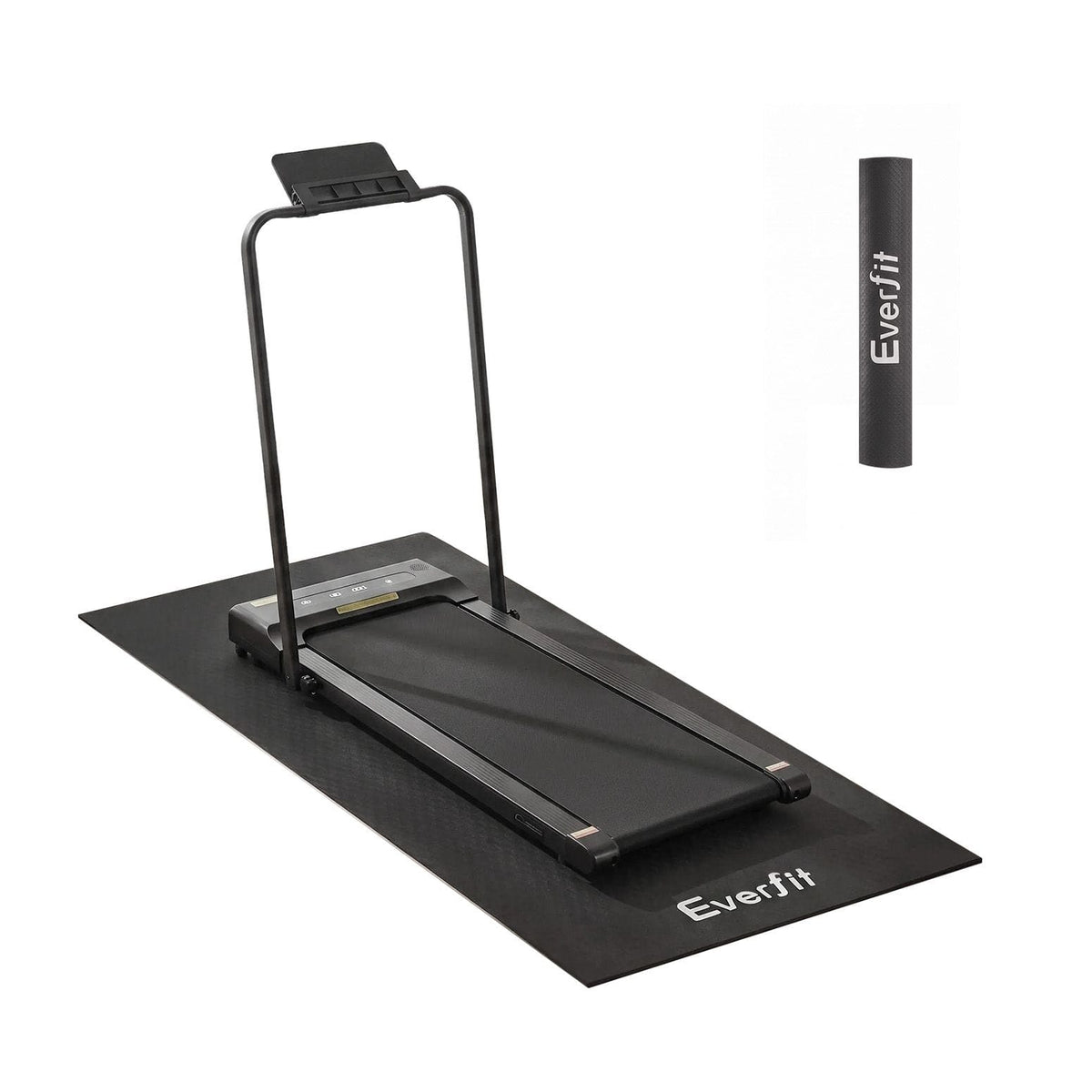 Alona.com.au Sports & Fitness > Exercise, Gym & Fitness > Gym Mats Everfit Exercise Equipment Mat Treadmill Floor Rug Home Gym Fitness Yoga 1.5M