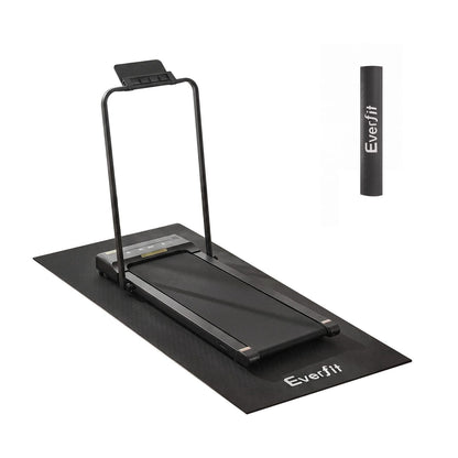 Alona.com.au Sports & Fitness > Exercise, Gym & Fitness > Gym Mats Everfit Exercise Equipment Mat Treadmill Floor Rug Home Gym Fitness Yoga 1.5M