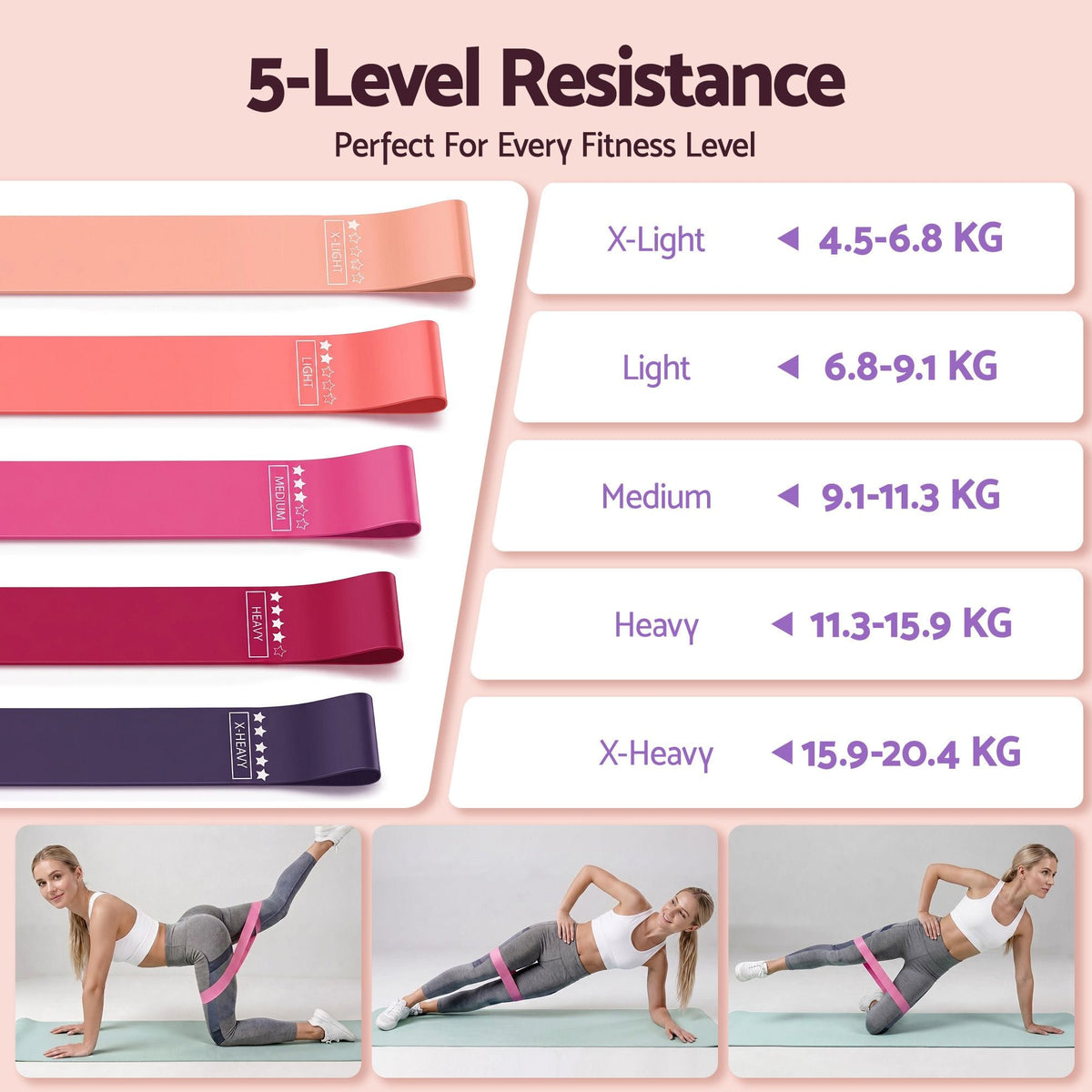 Alona.com.au Sports & Fitness > Exercise, Gym & Fitness > Yoga & Pilates Everfit Pilates Ring Set for Women, 15pcs Home Workout Pilates Equipment with Ring, Ball, Yoga Socks, D-Ring etc. Pilates Starter Kit for Strength, Toning and Flexibility Purple
