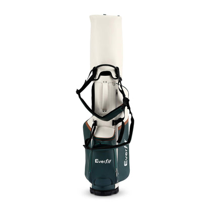 Alona.com.au Sports & Fitness > Golf > Golf Accessories Everfit Golf Stand Bag Lightweight Carry Bag Dual Strap Club Divider