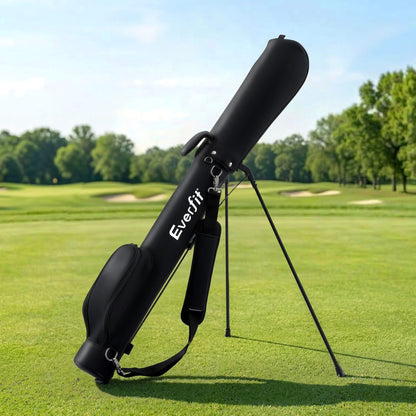 Alona.com.au Sports & Fitness > Golf > Golf Accessories Everfit Golf Stand Bag Lightweight Sunday Pitch And Putt Bag Black