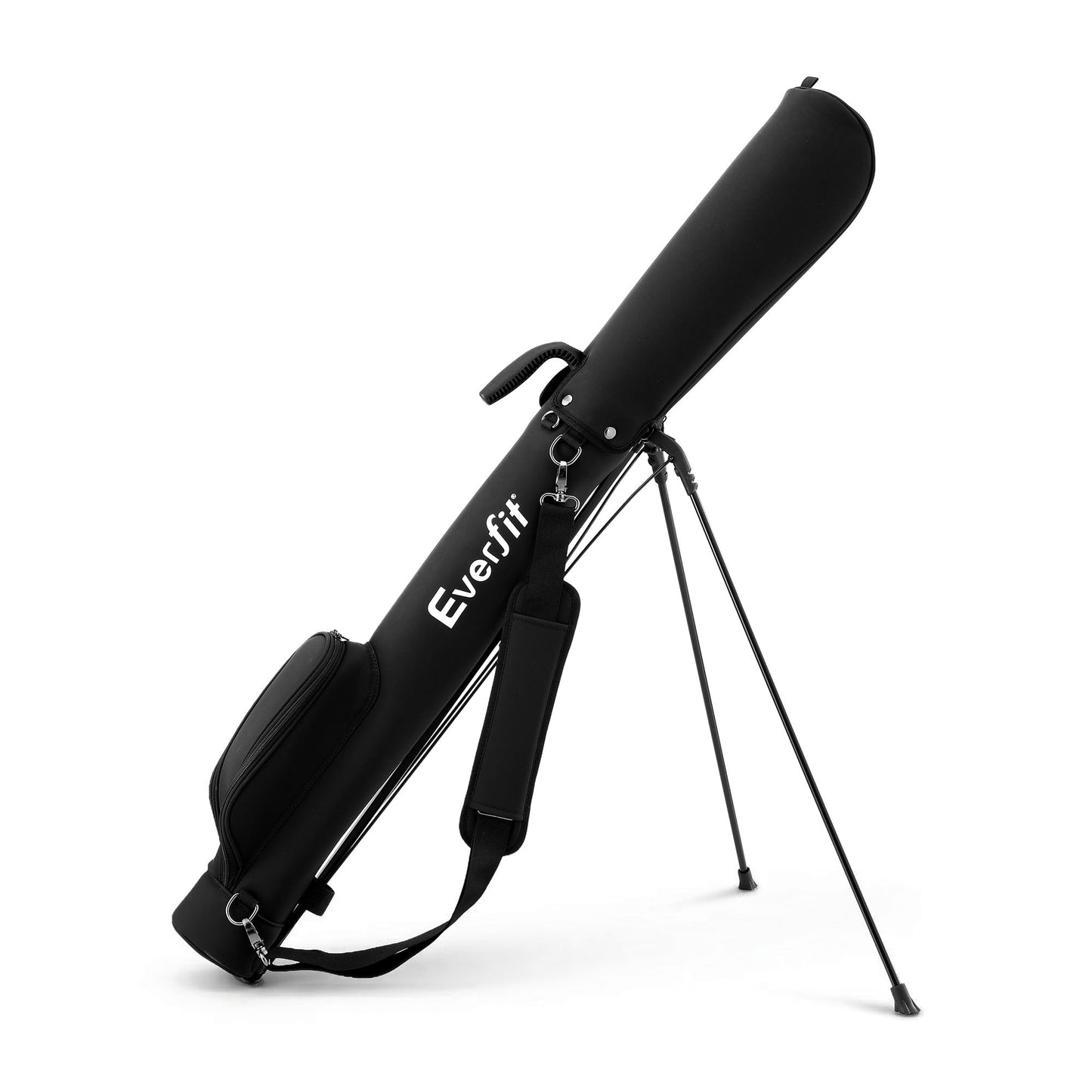 Alona.com.au Sports & Fitness > Golf > Golf Accessories Everfit Golf Stand Bag Lightweight Sunday Pitch And Putt Bag Black