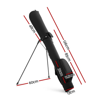Alona.com.au Sports & Fitness > Golf > Golf Accessories Everfit Golf Stand Bag Lightweight Sunday Pitch And Putt Bag Black