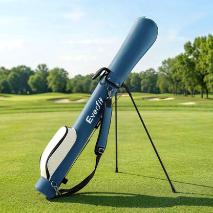Alona.com.au Sports & Fitness > Golf > Golf Accessories Everfit Golf Stand Bag Lightweight Sunday Pitch And Putt Bag Blue