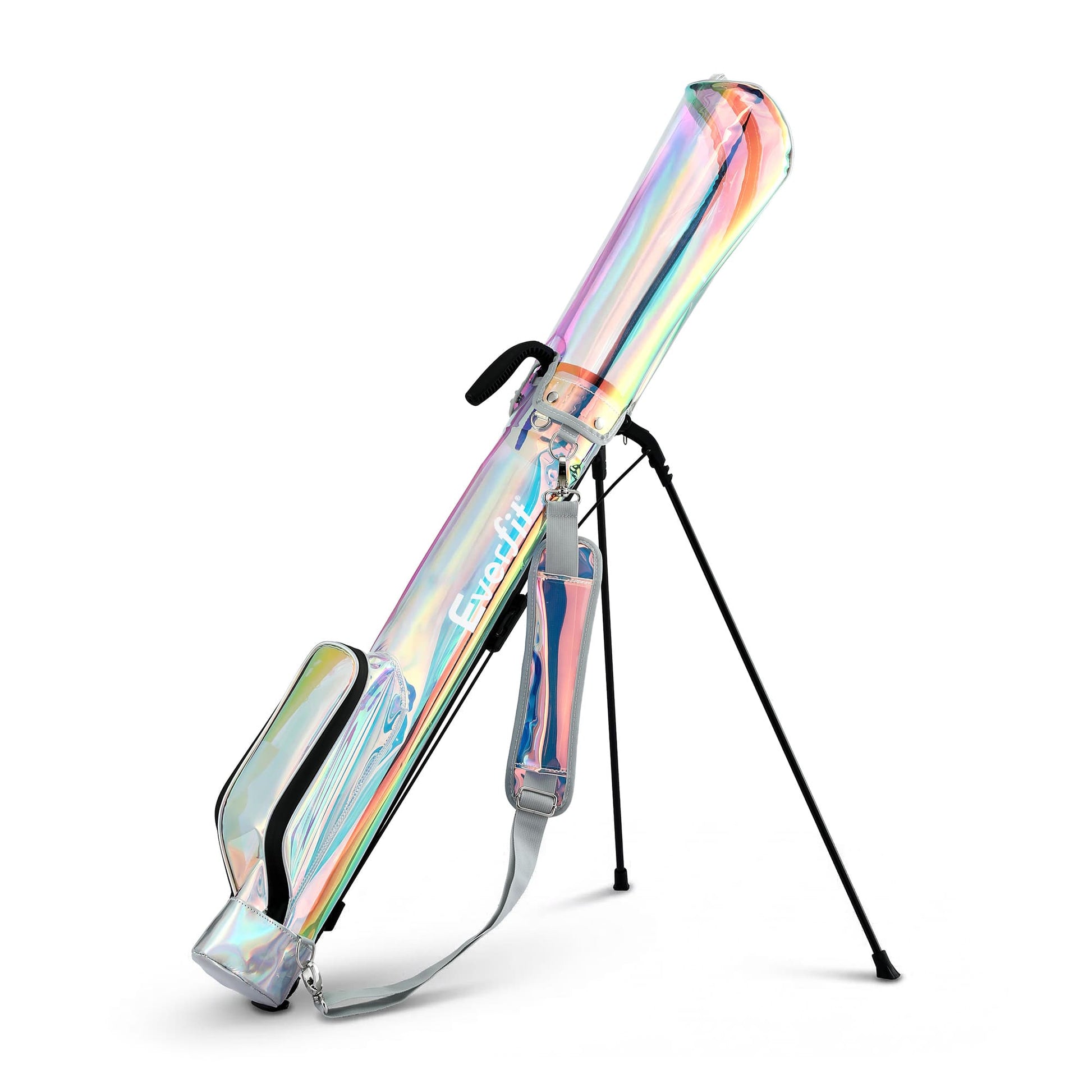 Alona.com.au Sports & Fitness > Golf > Golf Accessories Everfit Golf Stand Bag Lightweight Sunday Pitch And Putt Bag Holographic