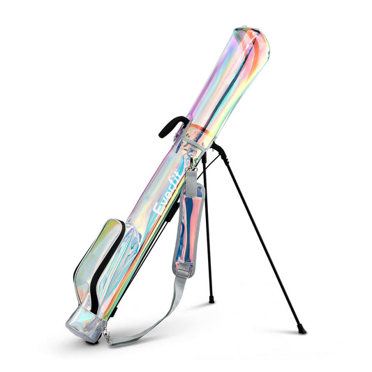 Alona.com.au Sports & Fitness > Golf > Golf Accessories Everfit Golf Stand Bag Lightweight Sunday Pitch And Putt Bag Holographic