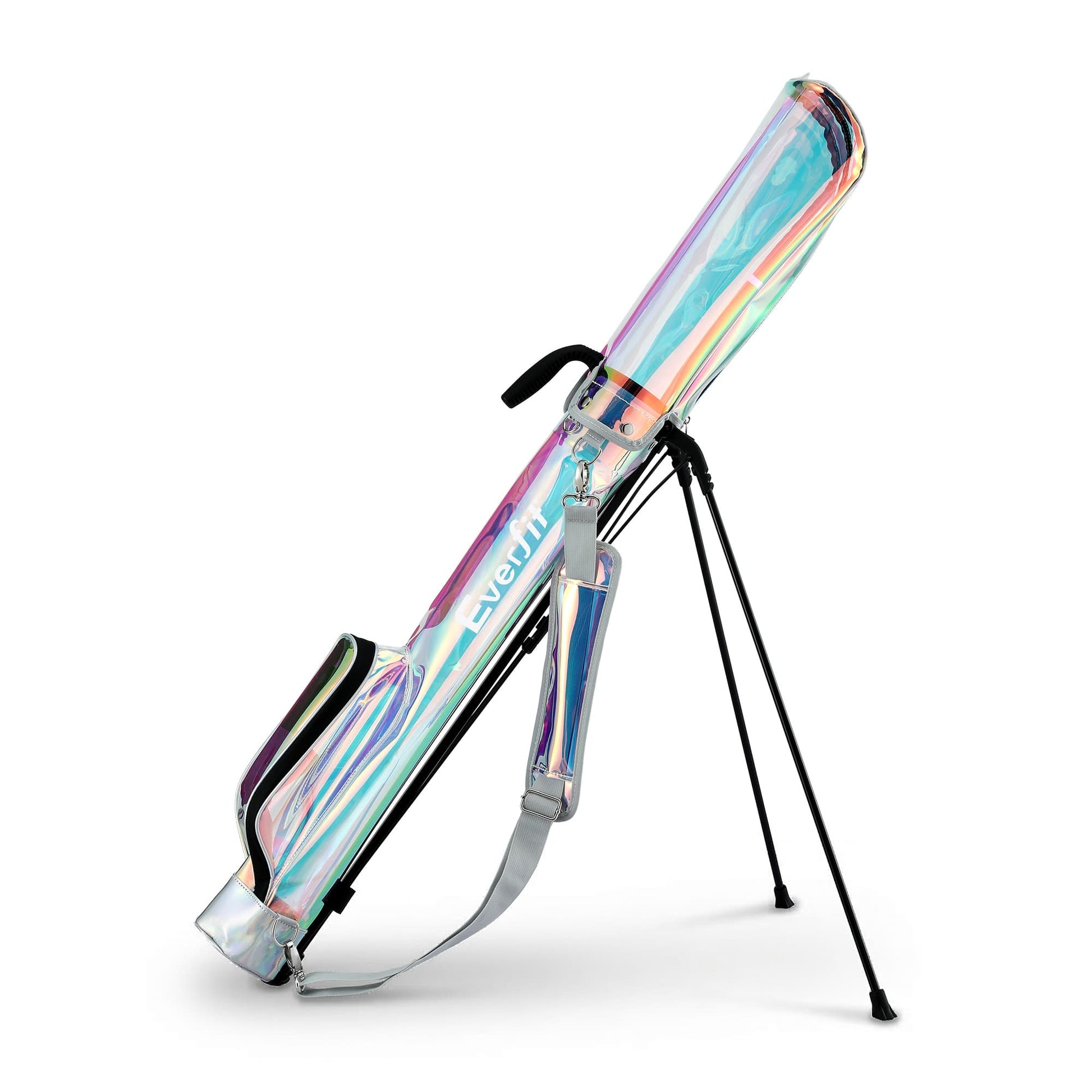 Alona.com.au Sports & Fitness > Golf > Golf Accessories Everfit Golf Stand Bag Lightweight Sunday Pitch And Putt Bag Holographic