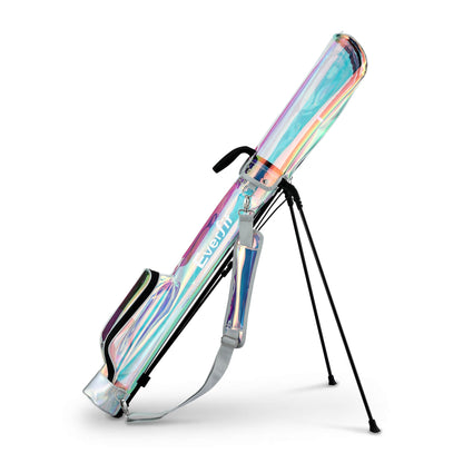 Alona.com.au Sports & Fitness > Golf > Golf Accessories Everfit Golf Stand Bag Lightweight Sunday Pitch And Putt Bag Holographic