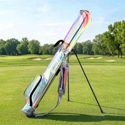 Alona.com.au Sports & Fitness > Golf > Golf Accessories Everfit Golf Stand Bag Lightweight Sunday Pitch And Putt Bag Holographic
