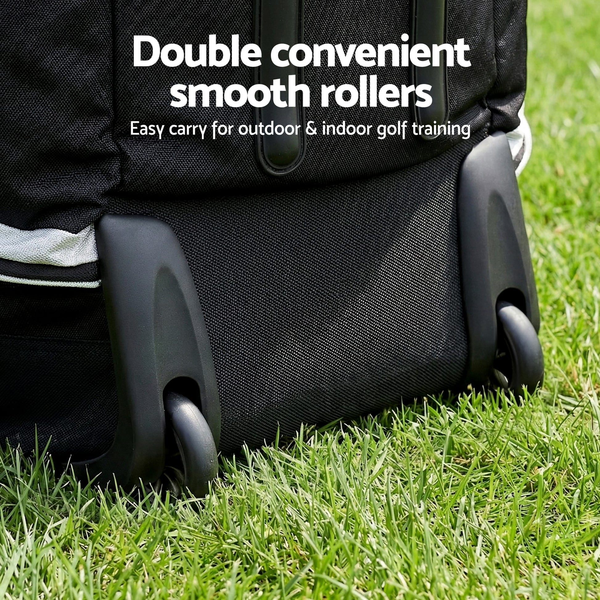 Alona.com.au Sports & Fitness > Golf > Golf Accessories Everfit Golf Travel Bags for Airlines with Wheels Golf Clubs Hard Case Foldable