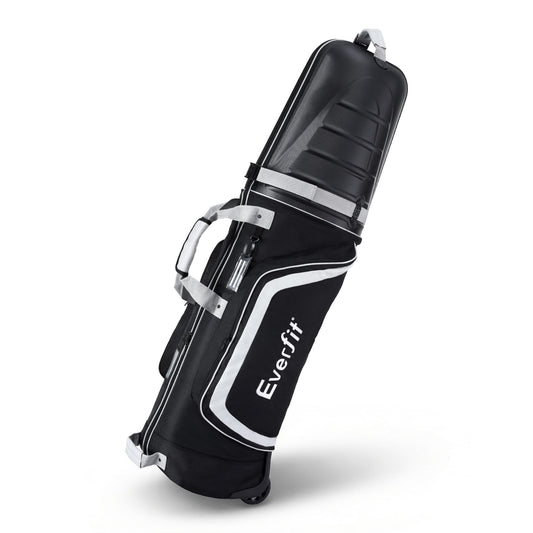 Alona.com.au Sports & Fitness > Golf > Golf Accessories Everfit Golf Travel Bags for Airlines with Wheels Golf Clubs Hard Case Foldable