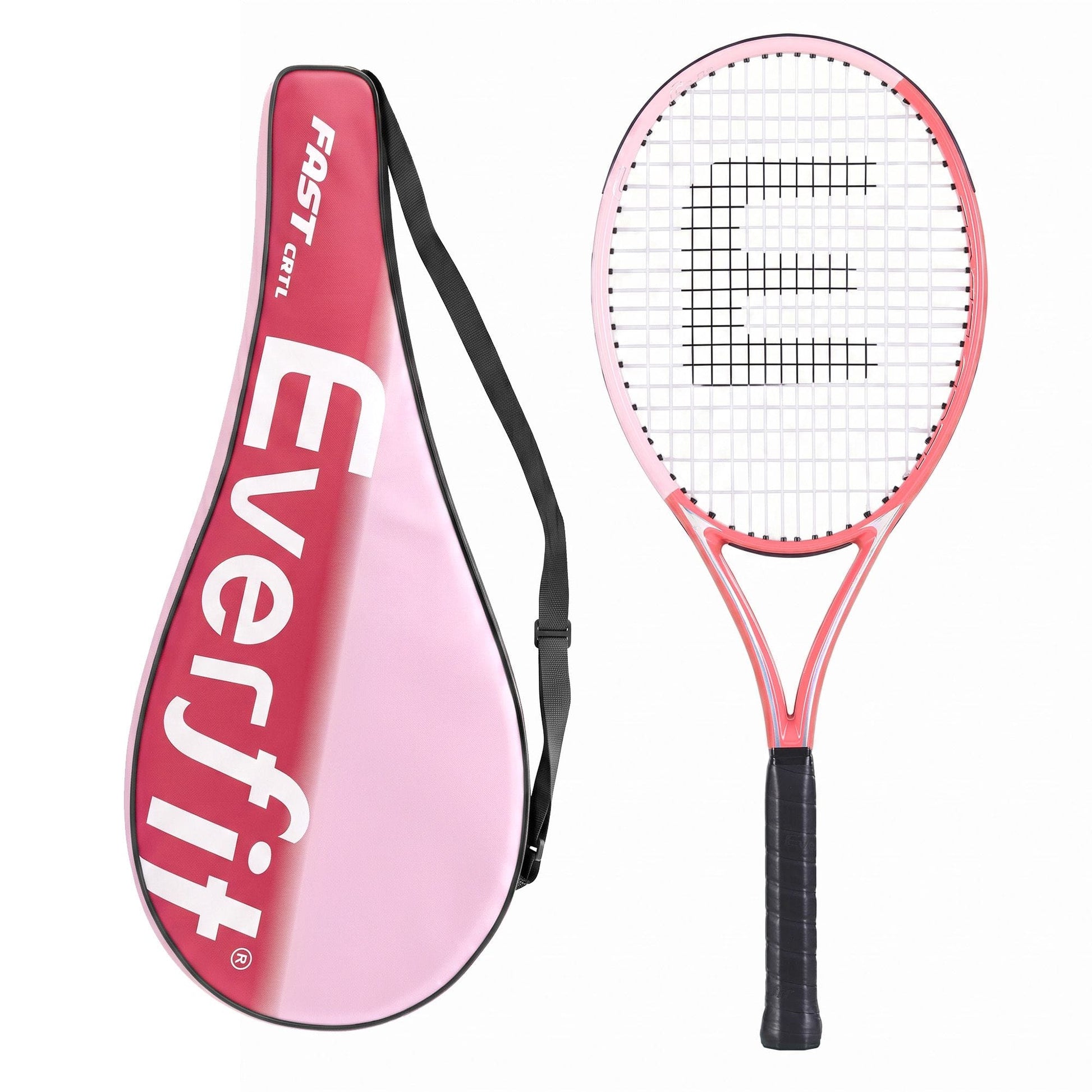 Alona.com.au Sports & Fitness > Racquet Sports > Tennis Everfit 27 Inch Tennis Racket Lightweight Racquet for Beginner Adult Players Pink