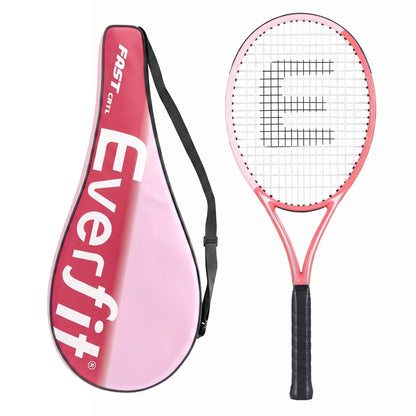 Alona.com.au Sports & Fitness > Racquet Sports > Tennis Everfit 27 Inch Tennis Racket Lightweight Racquet for Beginner Adult Players Pink