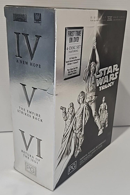 Alona.com.au Star Wars Trilogy DVD - 20th Century Fox Movie - Darth Vader Han Solo Skywalker