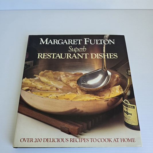 Alona.com.au Superb Restaurant Dishes By Margaret Fulton hardcover Vintage Cookbook Recipes