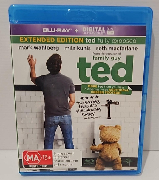 Alona.com.au Ted Extended Edition Blu-ray, 2012 Region B FreePost