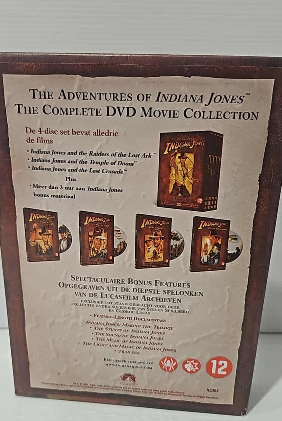 Alona.com.au The Adventures of Indiana Jones The Complete Dvd Movie Collection Box Set