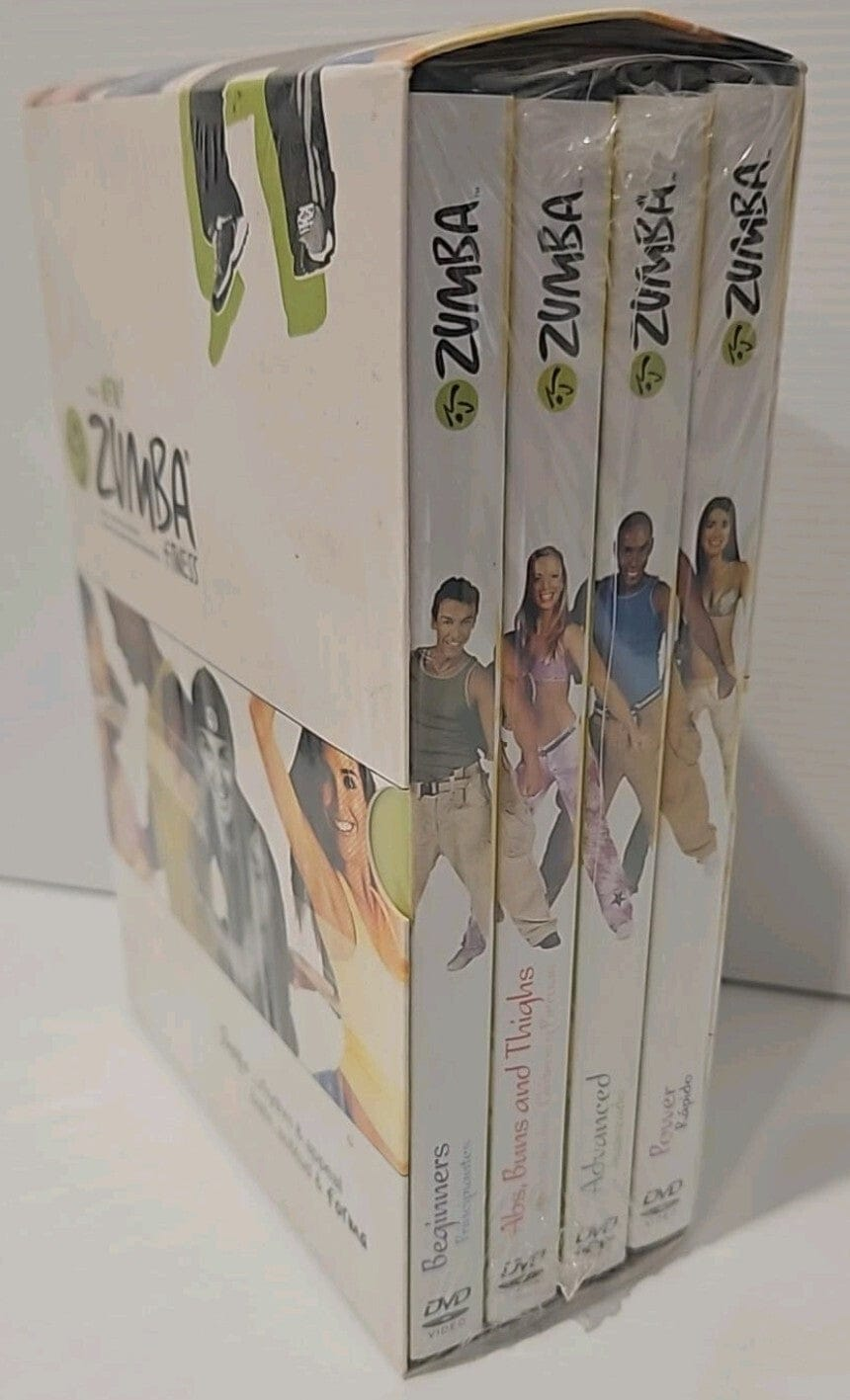 Alona.com.au THE ALL NEW ZUMBA FITNESS dvd set COMPLETE exercise NEVER USED dance 2005