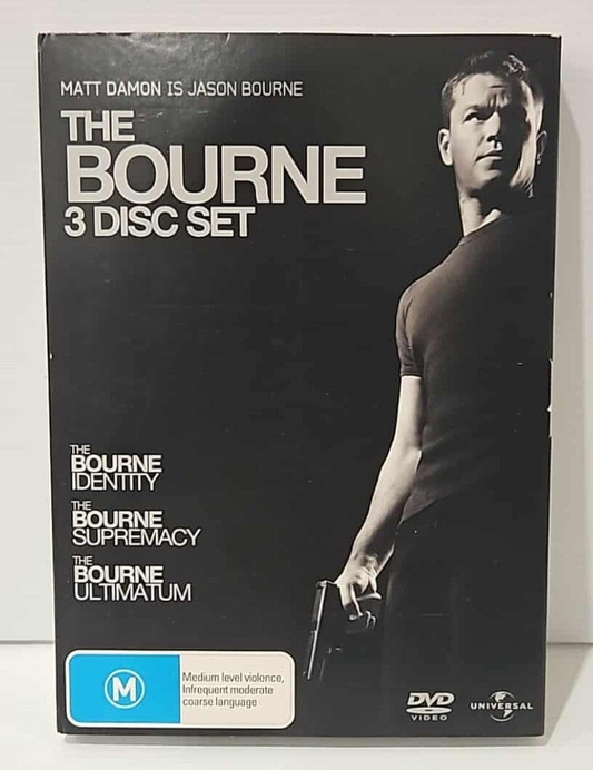 Alona.com.au The Bourne Trilogy (DVD, 3 Discs)  - Region 2, 4