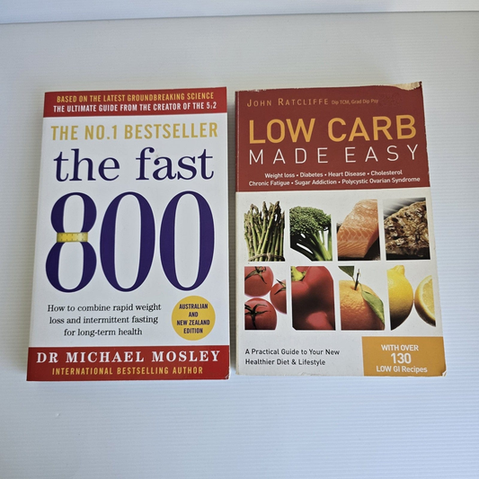 Alona.com.au The Fast 800 And Low Carb Made Easy, Dr Michael Mosley And John Ratcliffe