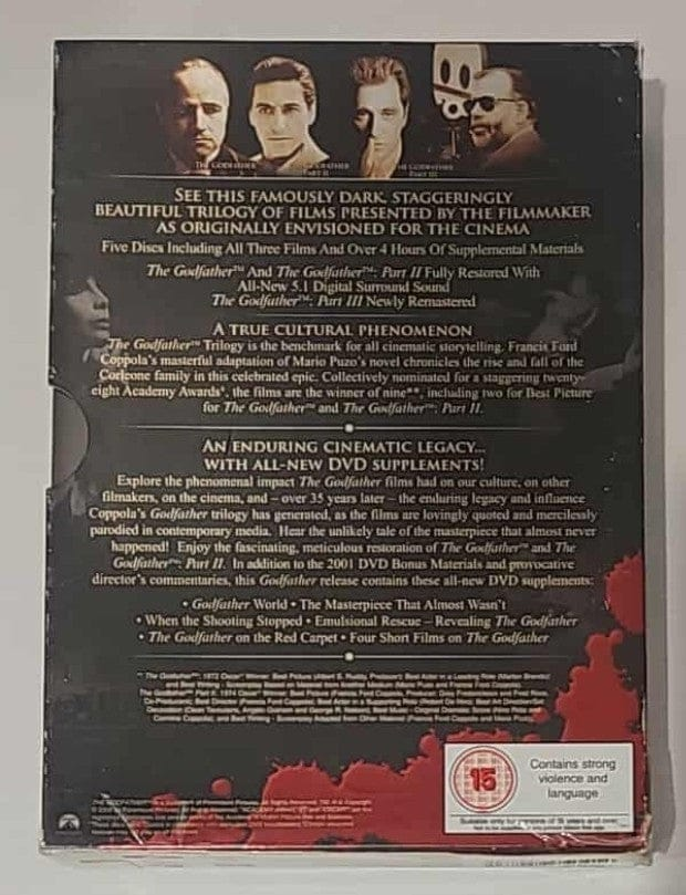 Alona.com.au The Godfather: the Coppola Restoration Collection DVD REGION 2