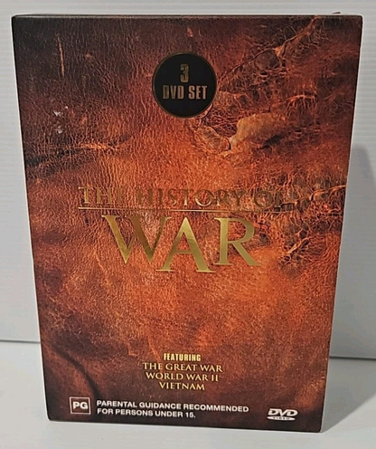 Alona.com.au The History Of War Boxset- All Region DVD - The Great War, World War II, Vietnam
