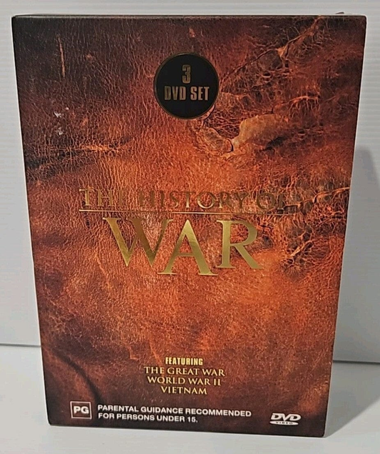 Alona.com.au The History Of War Boxset- All Region DVD - The Great War, World War II, Vietnam