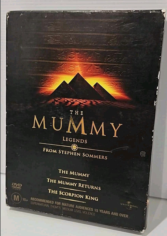 Alona.com.au The Mummy Legends (5-Disc Boxset DVD, 1999) Mummy, Mummy Returns & Scorpion King