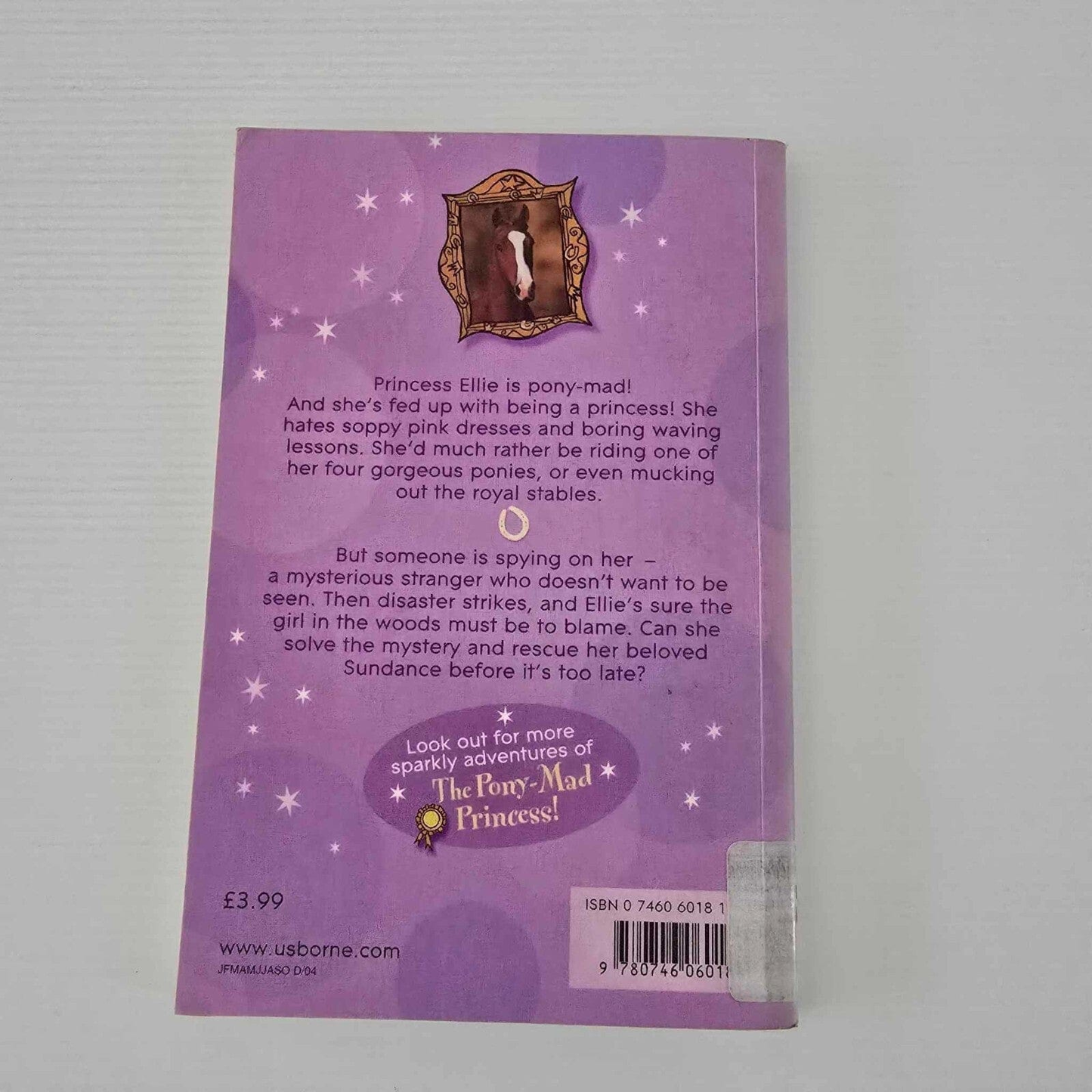 Alona.com.au The Pony-Mad Princess: Princess Ellie To The Rescue, Diana Kimpton, Library Book