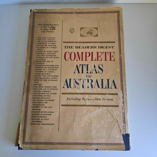Alona.com.au The Reader's Digest Complete Atlas for Australia Including Papua-New Guinea